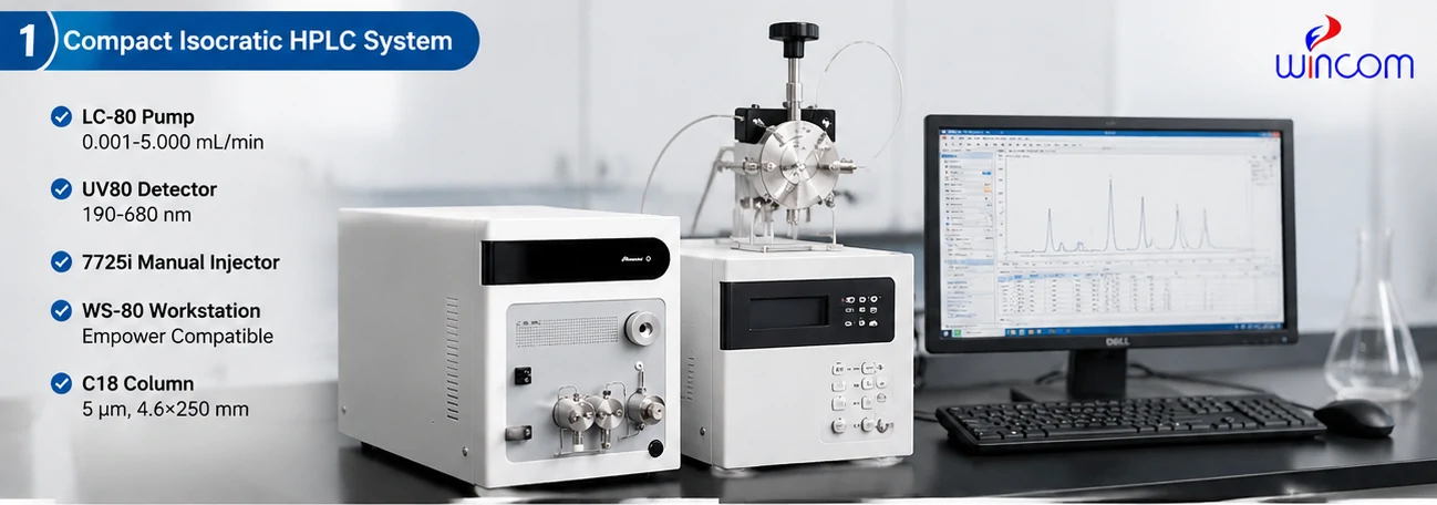ระบบ HPLC lsocratic ขนาดกะทัดรัด